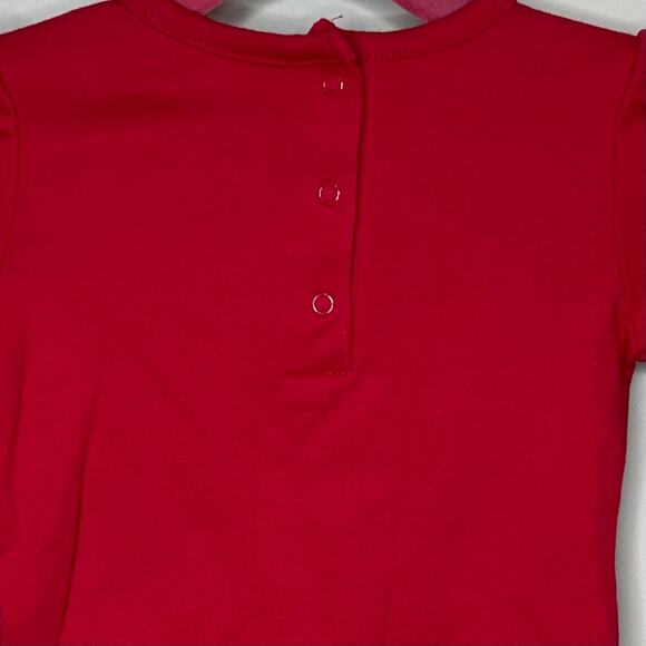 Gymboree "Be Merry & Bright" Red Bodysuit Size 6-12 Months NEW Christmas Holiday - Picture 6 of 9